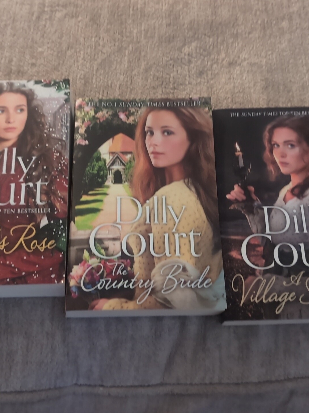 Dilly Court The Country Bride Village Scandal Christmas Rose  Romance Book Lot
